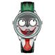 Fashion Alloy Quartz Wrist Watch Clown Face wearresistant Multipurpose