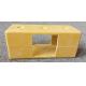 50mm FRP Square Tube Connector Four Way SMC Moulded Accessaries For Construction Usage