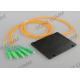 1x4 PLC FIber Optical Splitter Cassette SC APC