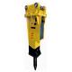 Silence Type Hydraulic Breaker Hammer For Excavator 20CrMo Yellow Color