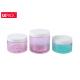 Frosted Clear Cosmetic Plastic Jars Big Size Facial Mask / Hiar Cream Jar UKC49