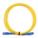 Simplex Fiber Optic Patch Cord SC UPC To SC UPC SM Indoor PVC