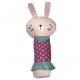 Stuffed Cute Pink Rabbit Cushion Toy Plush Car Seat Pillow Toy in Relief of Stress