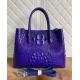 Exotic Crocodile Skin Women Totes Purse Authentic Alligator Leather Lady Large Shoulder Bag Female Working Handbag