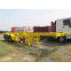 three axles trucks and trailers skeletal container chassis for sale