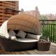 Leisure Aluminium PE Rattan Lounge chairs Outdoor Garden patio Sofa Sun bed