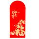 OEM Chinese Ang Bao Red Envelope Light Gold Hot Stamping Red Color Ang