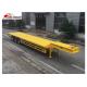 Container Cargo Transportation 3 Axle Trailer With Reinforced Cross Beams