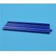 Blue Black Zirconia Ceramic Parts , High Precision Machining Sharpening Rod With Flat Position