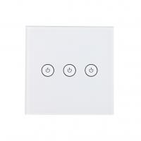 TUYA WIFI Remote Control Switch Crystal Tempered Glass And ABS Plastic Material