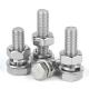 Right Hand Thread Direction M6 Hex Head Bolts With Thread Pitch 1.0mm