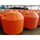 14 Inch HDPE Pipe Floats PE Floater with Nuts and Washers Connection Yellow Color