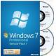 Professional 32 / 64 Bit DVDs microsoft windows 7 professional retail box 32&64 bit