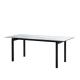 1800*850mm Modern Custom White Or Black Ceramic Top Dining Table, Knock-down, Fixed Type