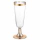 Durable Personalized Party Cups , 5.5 Oz Clear Hard Disposable Cups