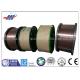 High Carbon Copper Coated Steel Wire For Brush / Rubber Tube , 0.78-1.65 Wire Gauge
