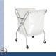 Waste Collector Cart / Heavy-duty Laundry Stand / Folding Laundry Cart / Hotel Chrome Laundry Rack