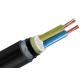 Low Voltage Armoured Power Cable 0.6/1kV 2 Core Cu /  XLPE / STA / PVC IEC