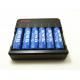 Plastic 6 Bay Universal Li Ion Battery Charger For Electronic Cigarette Vapes