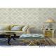Vinyl Damask PVC Waterproof Wallpaper Strippable Italy Style For Living Room