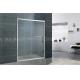 Aluminum Alloy Bathroom Shower Screens Tempered Glass Moving Door for Home / Hotel