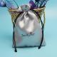 Personalized Luxury Satin drawstring eyelash Packaging bags with logo printing