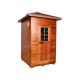 Canadian Hemlock Wooden Handle Outdoor Dry Sauna 2 Person Size