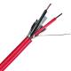 Red PVC 4 Core 2.5mm Fplr Fire Alarm Cable for Security System in Saudi Arabia
