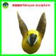 customize size animal fiberglass statue large  yellow bird model as decoration statue in garden /square / shop/ mall