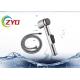 Soft Plastic Toilet Jet Spray , Chrome Plating Finish Hand Shower For Toilet