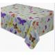 Butterfly and Flowers Full Printed Polyester Table Cloth
