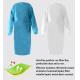 Pharmacy Waterproof 100% Cotton Isolation Gowns Infection Control