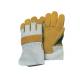 Work, Welding, Household, Garden, Industrial AB and BC Yellow Cow Leather Gloves 11002