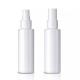 White Cylindrical Plastic Bottles 120ml 4OZ Cosmetic Packaging Bottles For Toning