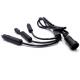 PVC OD 6.5mm 13Pin Extension Backup Camera Cable For Single Shielding