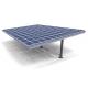 Hot Dipped Galvanized Solar Mounting System 150KM/H 45 Degree Aluminum Roof Carport