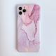 IMD Marble Geography Phone Cover TPU Gel Shockproof Dust Free For Iphone 7 8 Plus