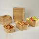 Custom Food Packaging Box With Disposable Paper For Sushi Bento Lunch