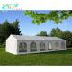 Portable White Outdoor Canopy Party Tent Reinforced 160g Polyethylene Roof