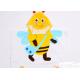 300gsm Healthy Durable Hooded Poncho Towels For Kids Bee Character