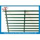 Dark Green Custom Security Fence , Residential Security Fencing Eco Friendly