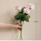 Long Stem Artificial Silk Flowers Bulgarian rose ODM