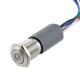 16mm IP67 Anti Vandal Push Button Switch With Harness Plug