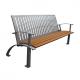 Composite Recycled Plastic Garden Benches Wrought Iron Benches For Outdoor
