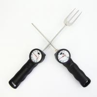 Instant Read Trident Digital Meat Thermometer Fork , Barbecue Tool Set Light Weight