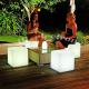 Outdoor LED Light Cube Stool Colorful Waterproof For Foyer And Patio Decor