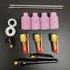 WP-17/18/26 TIG Welding Torch Consumables Kit for 1.6mm/2.4mm/3.2mm Electrodes 18pcs