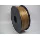 3D Printer Golden Filament ABS, Diametre 1.75mm 1kg test sample plastic printing Material