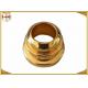 Custom Luxury Gold Perfume Bottle Tops / Perfume Cap Replacement OEM Support