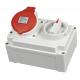 Rain Resistant Industrial Switches And Sockets Outlets With Red Cover
